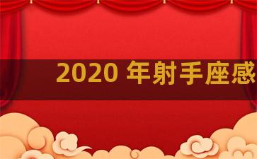 2020 年射手座感情